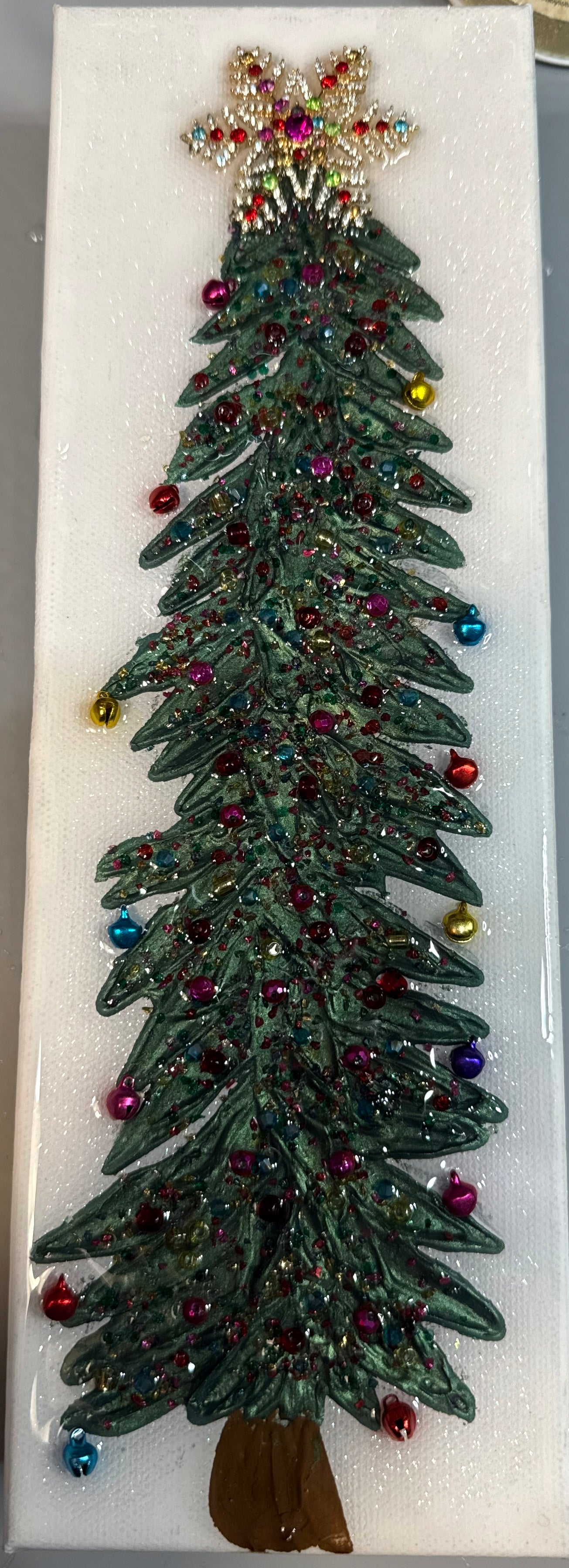 Textured Green Tree