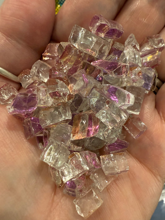 10oz Rose Gold Reflective Fire Glass (Copy)