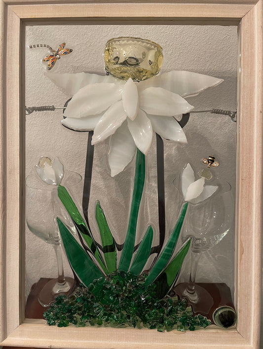 Vintage White Flower